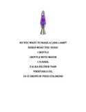 So You Want To Make A Lava Lamp?