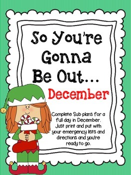 So You're Gonna Be Out...December Emergency Plans by Mermaids and Mateys