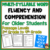 Preview of SoR Multi-Syllable Word Units VC/CV, VC/V, V/CV, & VCe for Older Students