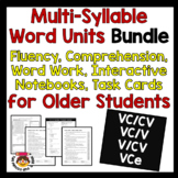 Preview of SoR BUNDLE Multi-Syllable Word Units VC/CV, VC/V, V/CV, & VCe Phonics
