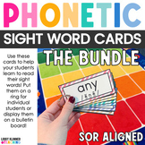 SoR Flashcards | Phonetic Sight Word Cards BUNDLE Science 