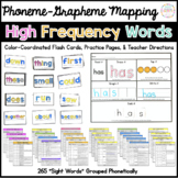 SoR High Frequency Sight Word Mapping (Grouped by Sound)