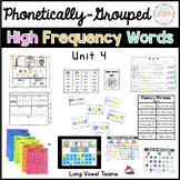 SoR High Frequency Sight Words Unit 4 Long Vowel Teams
