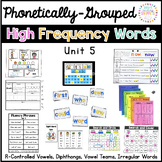 SoR High Frequency Sight Words: Unit 5 Bossy R and Other V
