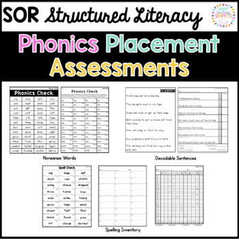Preview of SoR Phonics Placement Assessment