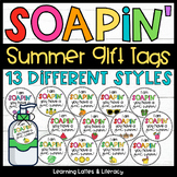 Soap Summer Gift Tags Teacher Appreciation Gift Tags Teach