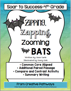 Preview of Soar To Success, Paired Passages,  Zipping, Zapping, Zooming Bats!