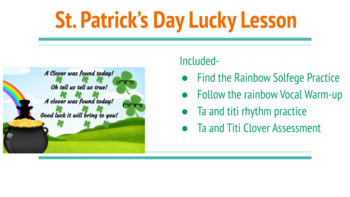 Preview of Soaring St Patrick Music Lesson