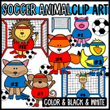 Soccer Animal Clip Art