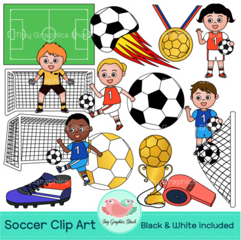 Preview of Soccer Clip Art
