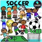 Soccer Clip Art Set {Educlips Clipart}