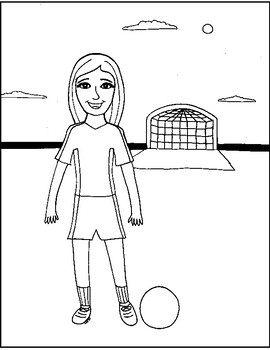 Soccer Coloring Page by Mr Ds PreCal Store | Teachers Pay Teachers