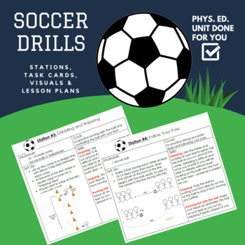 Preview of Soccer Drills and Lesson Plan