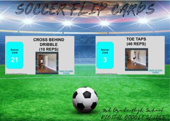 Soccer Flip Cards Digital Google Slides By Guff Pe Resources Tpt