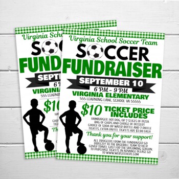 Sunday Soccer Team flyer Template