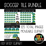Soccer Goal Letter and Number Moveable Clipart Bundle
