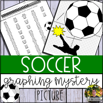 Preview of Soccer Graphing Mystery Picture