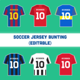 Soccer Jersey Bunting (Editable)