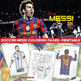 Soccer Messi Coloring Pages - Messi Posters Soccer Printab