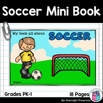 Preview of Soccer Mini Book for Early Readers: Sports