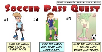 Preview of Soccer Pass Quest Skill Progression PE - 8 Levels!
