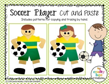 Preview of Sports Craft | Soccer Player Craft | Sport Activities | Soccer Activities