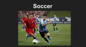 Preview of Soccer Powerpoint/Kahoot and Guided Notes