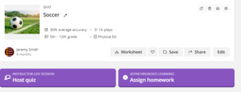 Preview of Soccer Quizizz Link