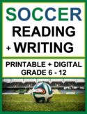 Soccer Reading and Writing Activities | Printable & Digital