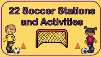 Preview of Soccer Stations and Task Cards
