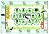 Soccer Subtraction Words Game