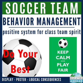 Keep Calm and Score a Goal Soccer NEW Classroom Motivational Poster 