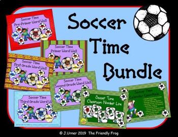 Preview of Soccer Time Classroom Decor Bundle