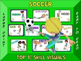 Soccer- Top 10 Skill Visuals- Simple Large Print Design