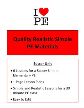 physical education soccer lesson plans elementary