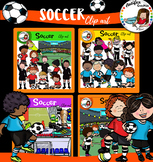 Soccer clip art - 69 graphics!