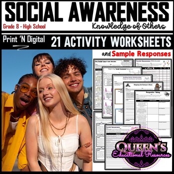 Preview of Social Awareness Activity Worksheets | Empathy Worksheets | Social Skills