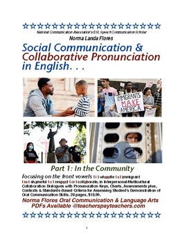 Preview of Social Communication & Collaborative Pronunciation In The Community