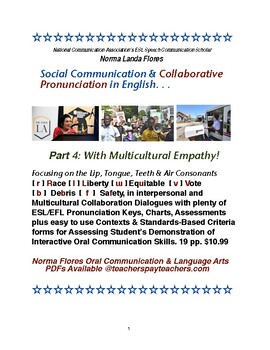 Preview of Social Communication & Collaborative Pronunciation With ESL Empathy!