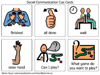 visual cue cards conversation prompts