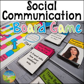 Preview of Social Communication Game | Social Emotional Learning Skills