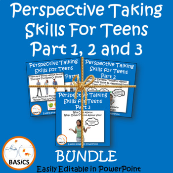Preview of Perspective Taking Skills for Teens - Parts 1, 2 & 3 BUNDLE
