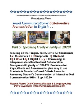 Preview of Social Communication & ESL Pronunciation: Speaking Freely & Fairly