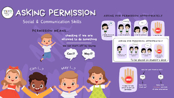 Preview of Social & Communication Skills: Asking Permission