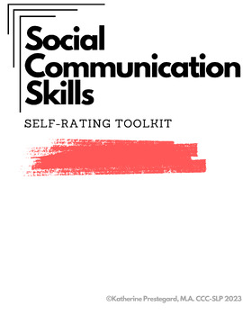 Preview of Social Communication Skills Self-Rating Toolkit (Neurodiversity/Autism)