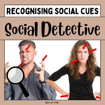 Preview of Social Detective - learn facial expressions, body language, theory of mind, SEL