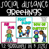 Social Distance Morning Greeting Posters
