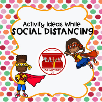 Preview of Social Distancing Activity Sheets- FREEBIE