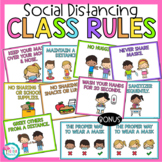 Social Distancing Class Rules Posters