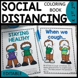 Social Distancing Coloring Book EDITABLE | Classroom Rules